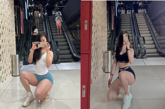 Ân ái lén lút với em gymer săn chắc