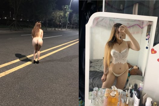 Clip sex em gái lông bím dâm ngoài đường