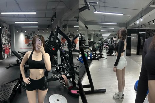 Em gym thân hình khỏe nên địt mạnh
