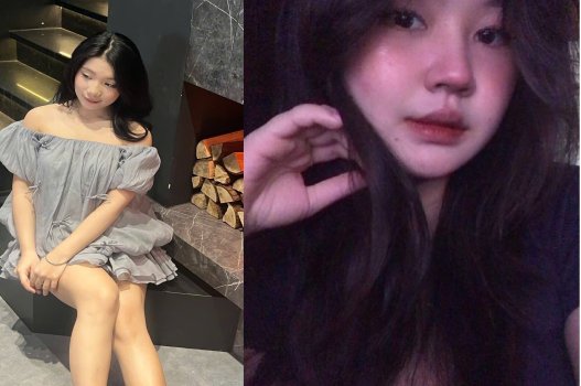 Nữ sinh bướm tươi tích cực phô ra